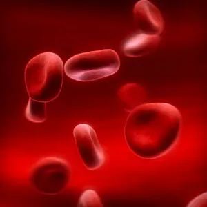 Illustration of blood platelets